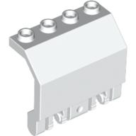 Lego panel 2x4x3 1/3 s panty, bílá (4193083, 4519984, 4610912)